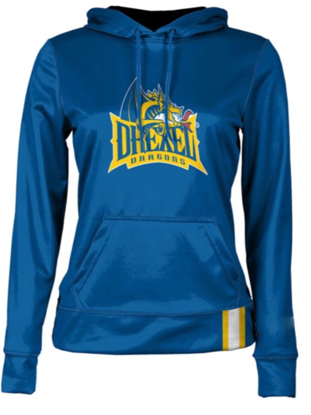 Drexel Dragons Lightweight Royal Blue Lined Silkie Sweatshirt Hoodie NWT Sz Med